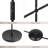 67" Black Swing Arm Floor Lamp