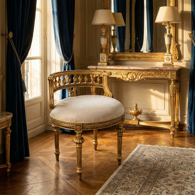 Tabouret de coiffeuse Victorine