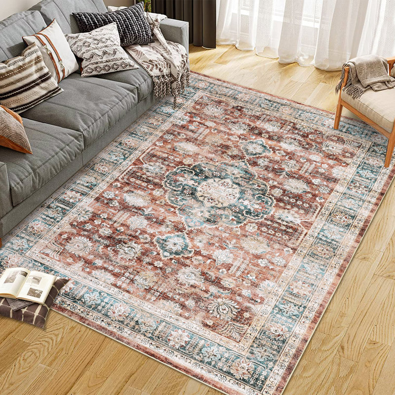 Shiori Washable Indoor Rug, Rectangle 5' x 7'