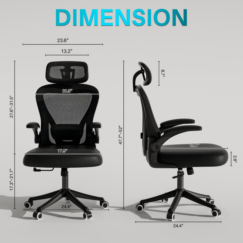 Chaise de bureau ergonomique Maomina