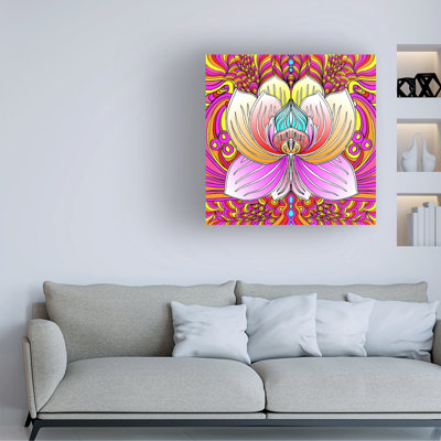 «Lotus Flower 2» par Howie Green, impression sur toile tendue