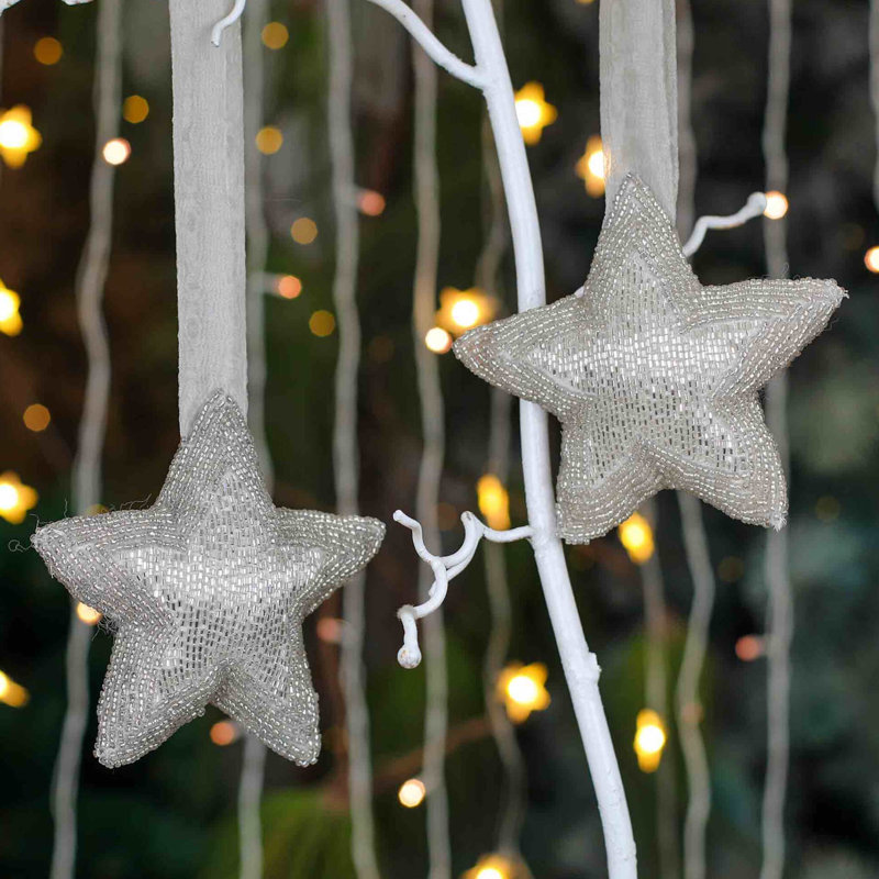 6'' Handmade Glass Holiday Shaped Ornament