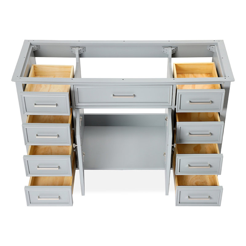Base de meuble-lavabo simple 55 po Ferree, Gris