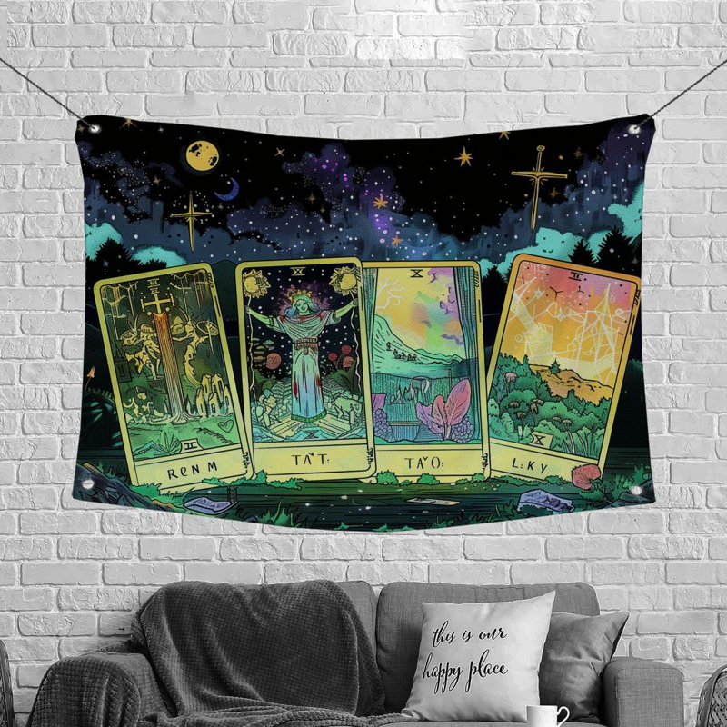 Microfiber Fabric Tapestry, 88" H x 104" W