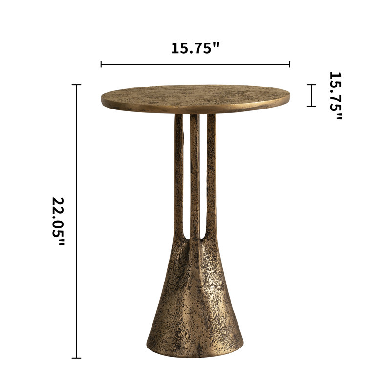 40x40CM Fibreglass Side Table Pedestal Sofa Table