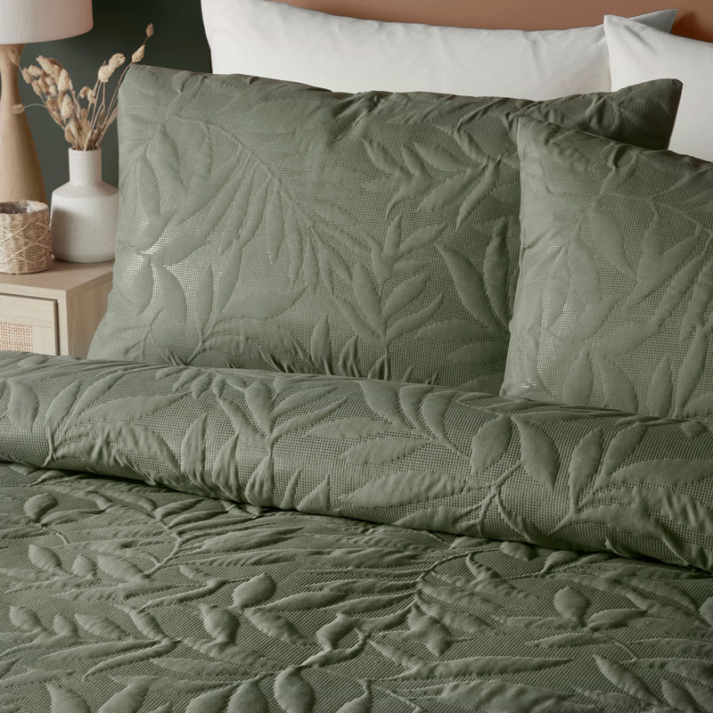 Luana 100% Polyester Floral Duvet Cover Set with Pillowcases, Super King Duvet Cover + 2 Standard Pillowcases