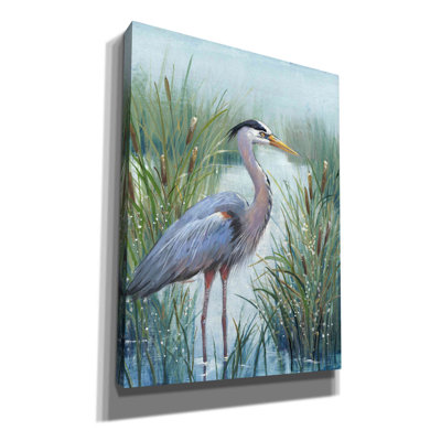 «Marsh Heron I» par Timothy O Toole, art mural sur toile
