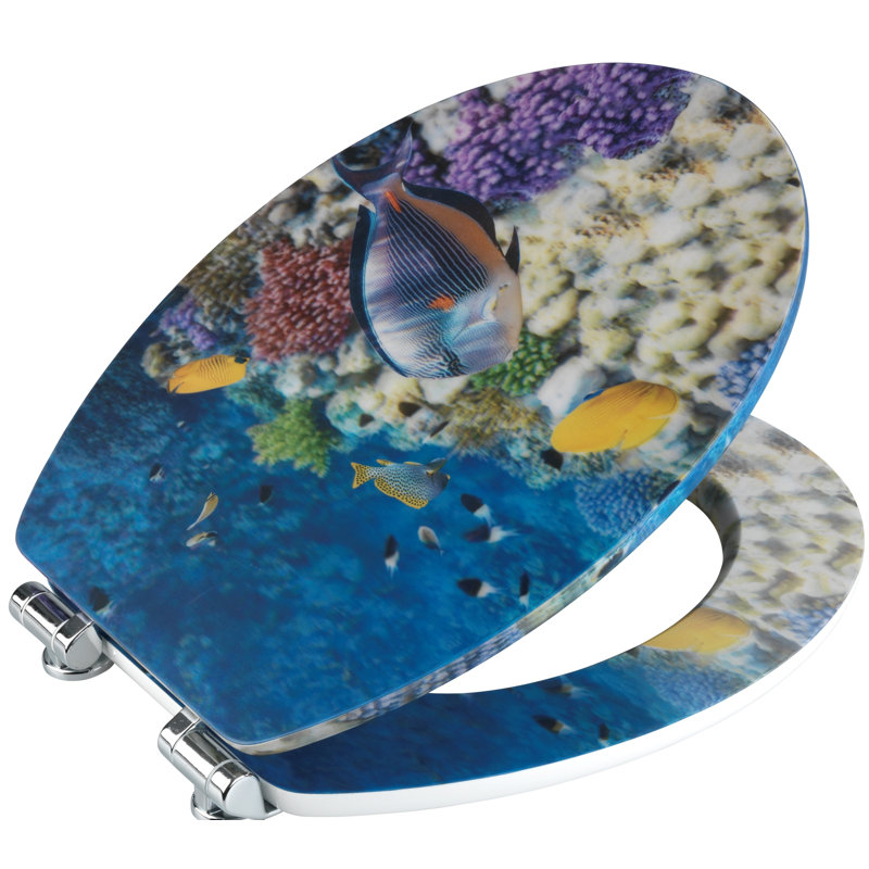 Acropolis Soft Close Elongated Hard Toilet Seat