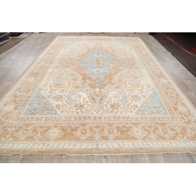 Avariella One-of-a-Kind 8'8" X 12'5" New Age Wool Area Rug in Beige