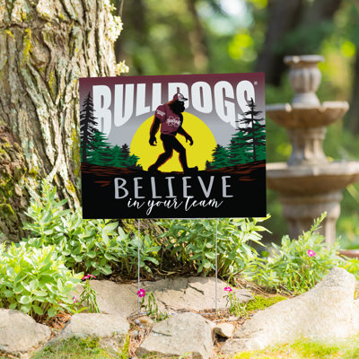 Mississippi State University Coroplast Yard Sign, Bigfoot