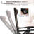 Foldable Rocking Chair For Outdoor, Zero Gravity Recliner With Pillow, Cup & Phone Holder, Brown - Strong Steel Frame, Breathable Textile, Bungee Outdoor Reclining Rocker Holder