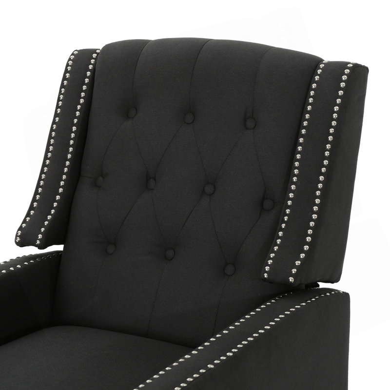 Fauteuil en tissu gris foncé Classic