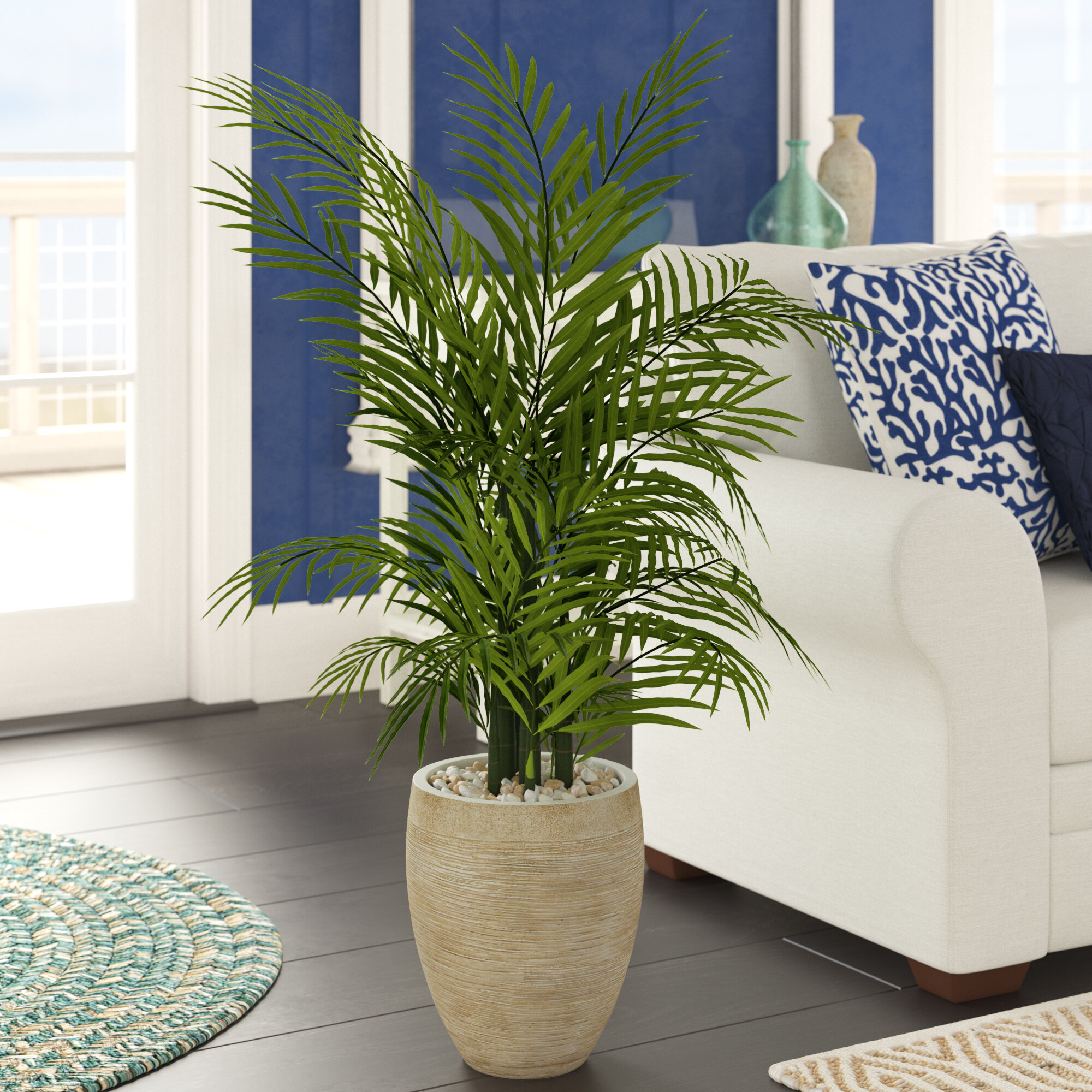 Artificial Palm Tree, Faux Plants for Home Decor Indoor, Fake