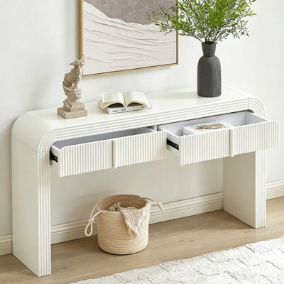 Console de style crème simple