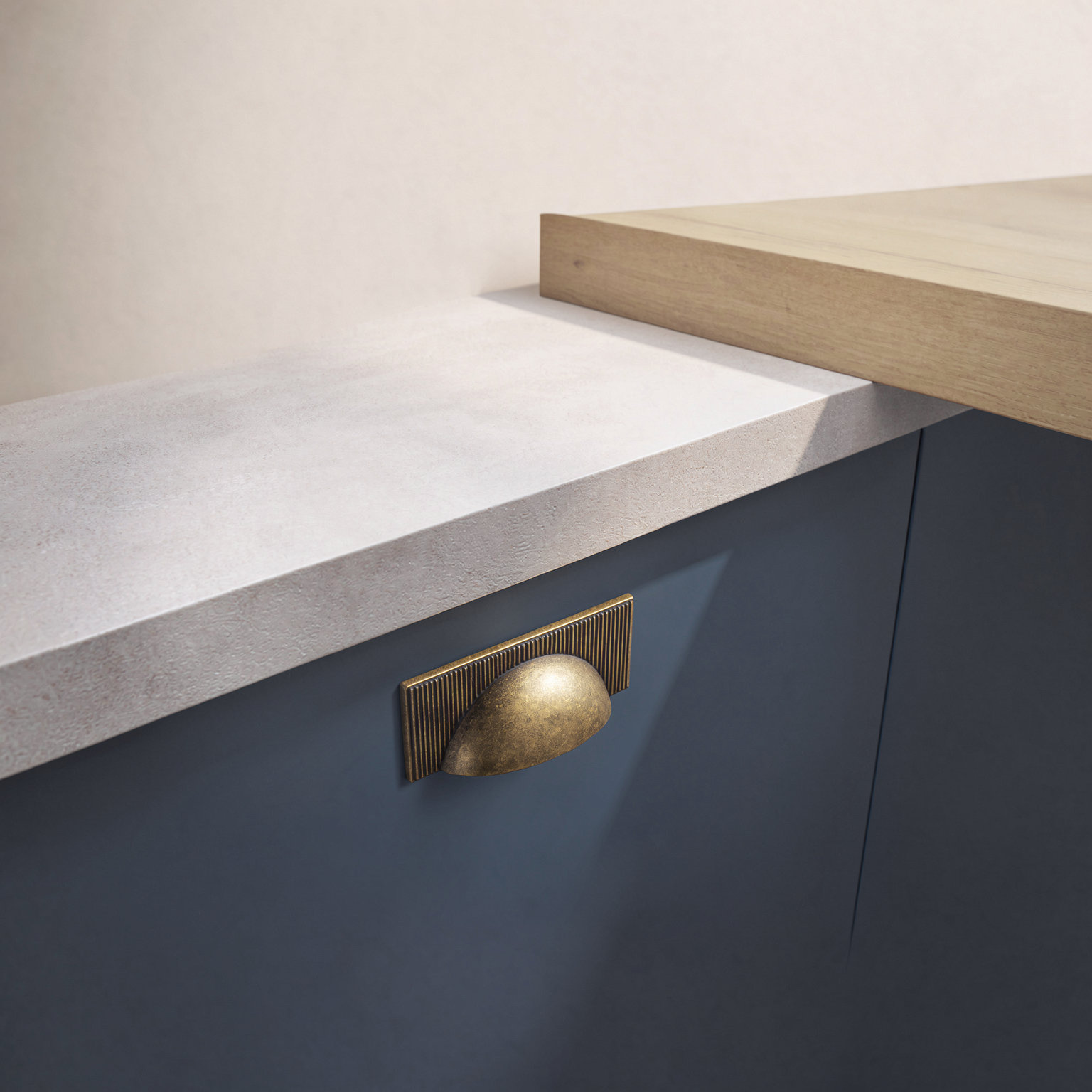 2.5" Cup Bin Cabinet Pull Multipack, Antique Brass
