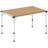 Folding Camping Table, Adjustable Height Aluminum Table