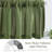 Chesham  Linen Textured Curtain Valances for Windows Light Filtering  Rod Pocket Farmhouse Country Rustic Kitchen Valances for Bedroom Living Room Bathroom-413569486-413569520