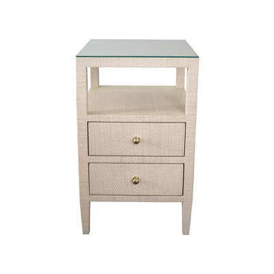 Roscoe Glass End Table