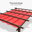 Pergola en aluminium mauve avec auvent-80546451-96127694