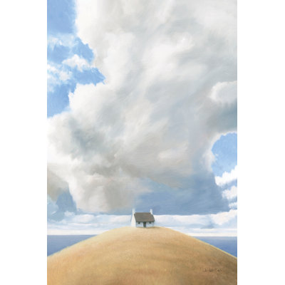 " House On The Hill " by James Wiens Painting Print