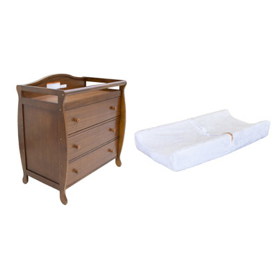 Commode à langer avec coussin Graneau