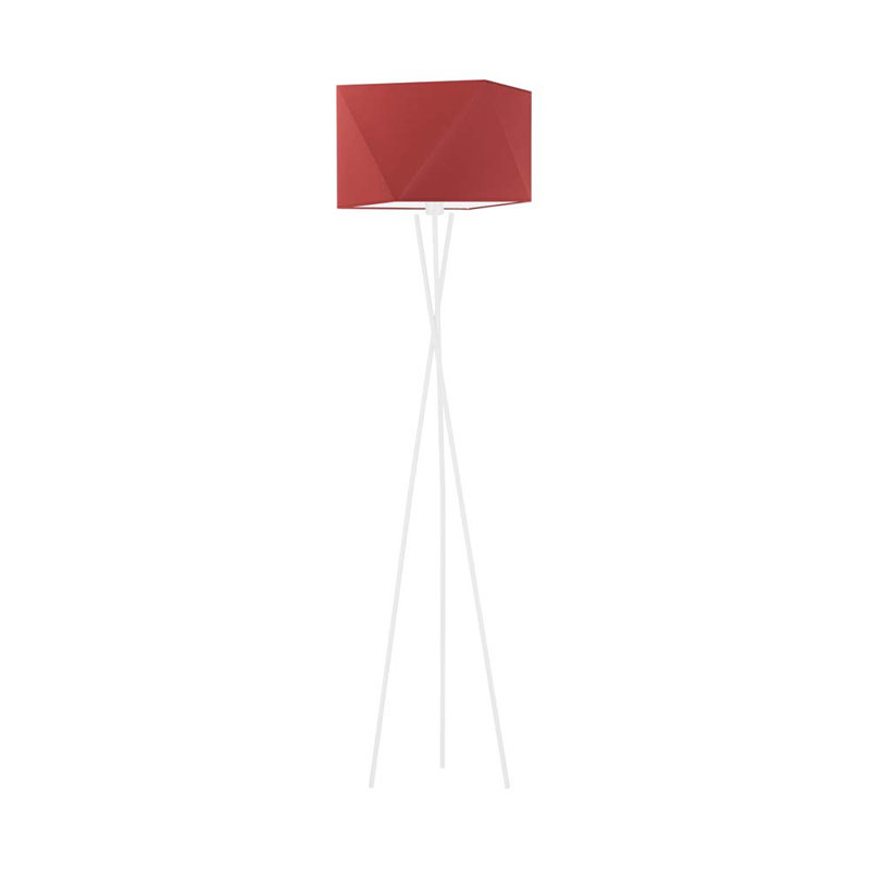 Ayane 163cm Tripod Floor Lamp, Red, White