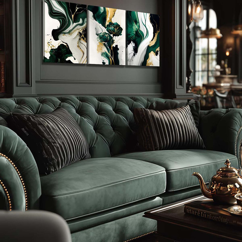 3 Piece Wrapped Canvas Print, 40 cm H x 30 cm W