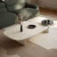 Table basse blanche en bois manufacturé-1154295591