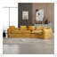 Canapé modulaire modulaire en U avec canapé pour cinq personnes et coussins-397220869