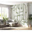 Murale abstraite pelez et collez Lamek - formes terreuses vert sauge-106566855