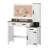 Modern Makeup Vanity Desk With 3-color Led Mirror And Motion Sensor-1083337680