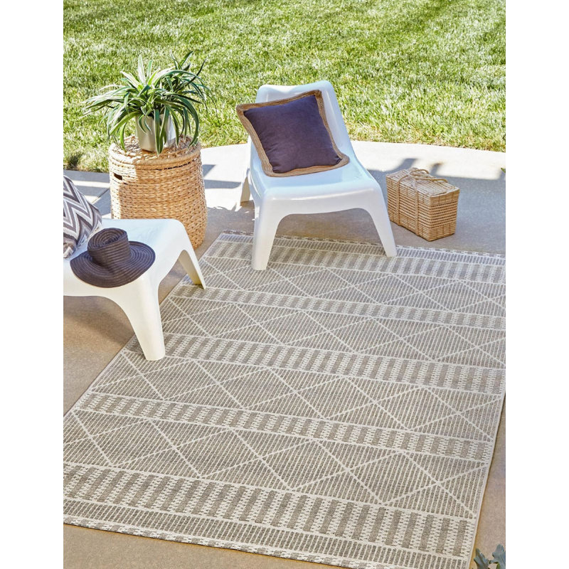 Tapis extérieur couleur iris pierre