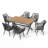 Outdoor 6-person Dining Set With Cushions-302054350