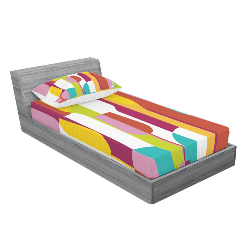 Microfiber Sheet Set, Twin XL Sheet Set with Fitted Sheet