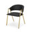 19.5'' H Faux Leather Upholstered Armchair