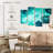 Abstract Aquamarine Luxury