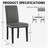 Fabric Upholstered Dining Chairs with Solid Wood Legs-946350161