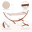 Chaise hamac pour personne en toile avec support Malchijah