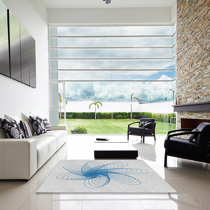 Tapis bleu, Carré 6 pi