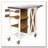 Foldable Outdoor Kitchen Island Patio Kitchen Island Outdoor Kitchen Cart Portable Prep Station with Lockable Wheels-124448396
