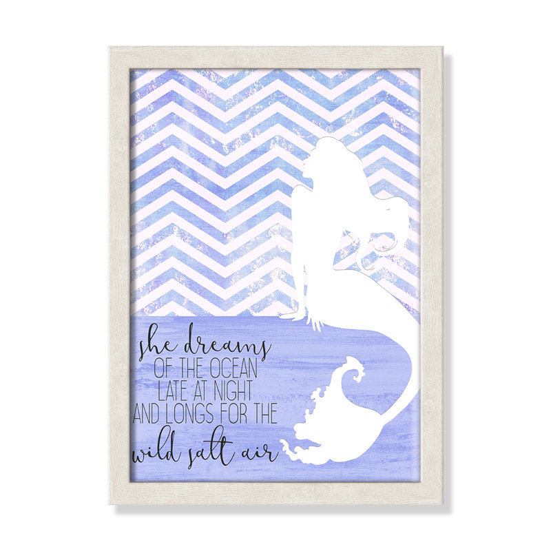 Adhésif décoratif She Dreams, H 14 po x l 10 po x P 1,18 po, Encadré de boîte à grain de bois blanc