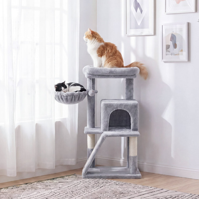 Arbre à chat 37,8 po Camden, Gris clair