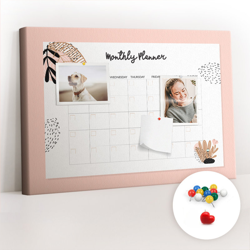 Andelina Cork Corkboard / Bulletin Board