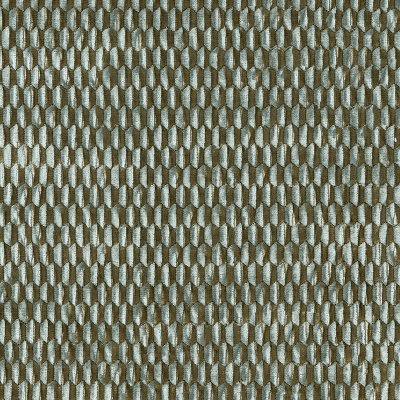 Tissu allegra La Boheme, Gris / bleu sarcelle