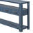 U_style 62.2" sleek console table, modern living room furniture with 4-drawer storage and 2-shelf display, multifunctional design