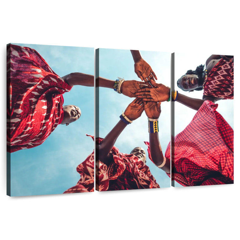 Leisha African Leisha, 48" H x 74" W