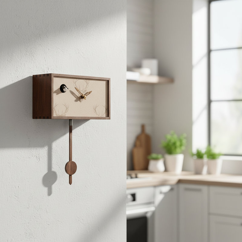  Horloge murale 5,5 po Callum, Brown