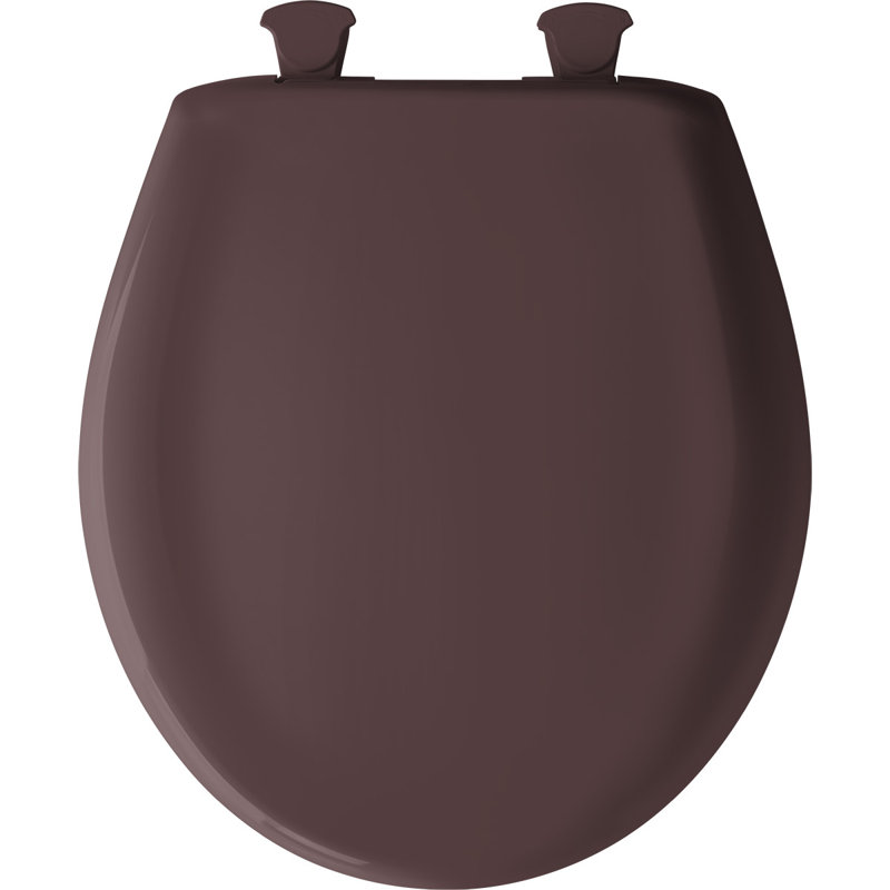 Round Toilet Seat and Lid, Raspberry
