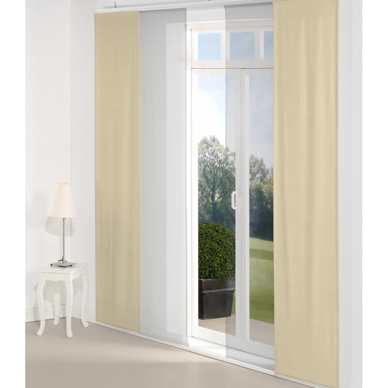 Room Darkening Sliding Panel Panel, 225cm H x 60cm W, Taupe