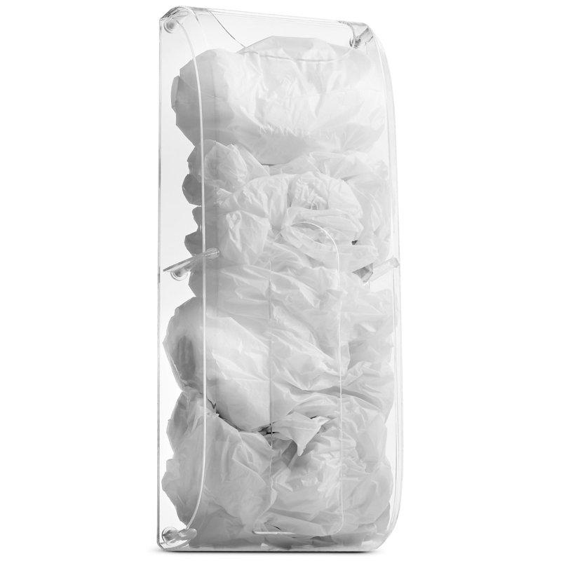 Organisateur de sacs mural - durable, résistant aux taches et aux empreintes digitales, Transparent